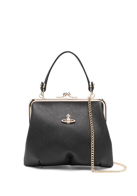 Borsa a mano granny in nero Vivienne Westwood - donna VIVIENNE WESTWOOD | 4B010007WS0021N402
